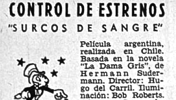 Control de estrenos: «Surcos de Sangre»