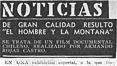 De gran calidad resultó «El hombre y la montaña»