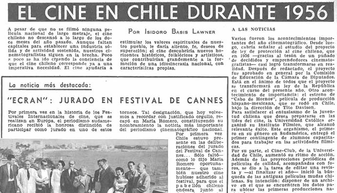 El cine en Chile durante 1956