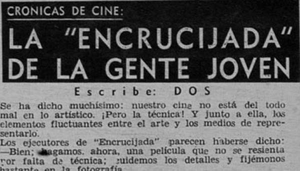 La “Encrucijada” de la gente joven