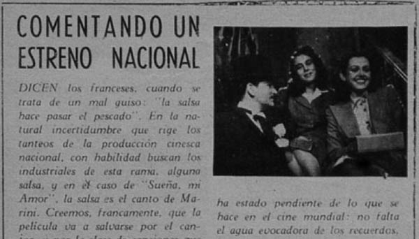 Comentando un estreno nacional