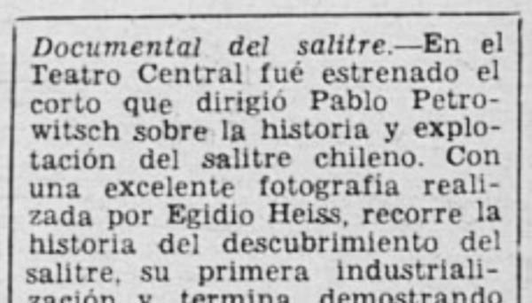 Documental del salitre