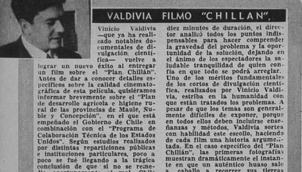 Valdivia filmó «Chillán»