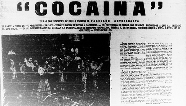 Hoy, por fin vamos a ser espectadores del último producto de nuestro tesonero esfuerzo cinematográfico regional: «Cocaína»