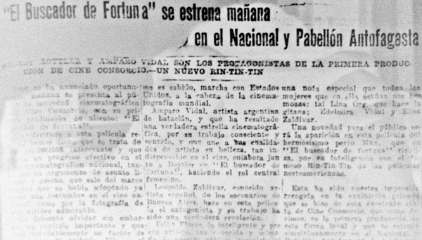 «El Buscador de Fortuna» se estrena mañana en el Nacional y Pabellón Antofagasta