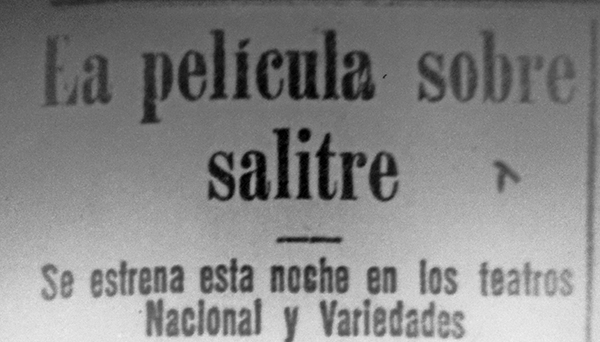 La película sobre salitre