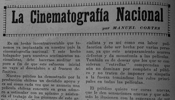 La Cinematografía Nacional