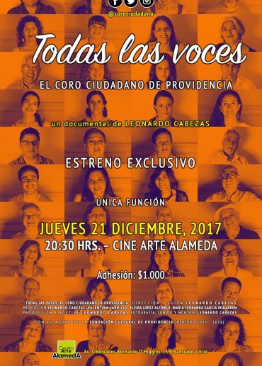 TODAS LAS VOCES: El coro ciudadano de Providencia