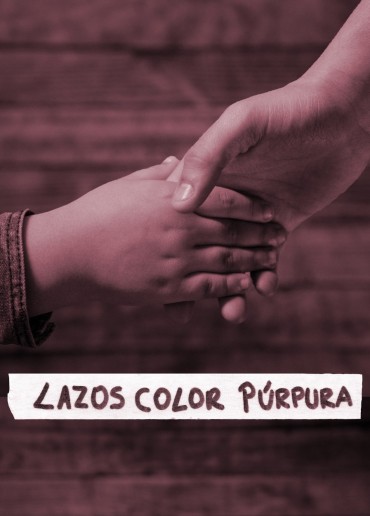 Lazos color púrpura