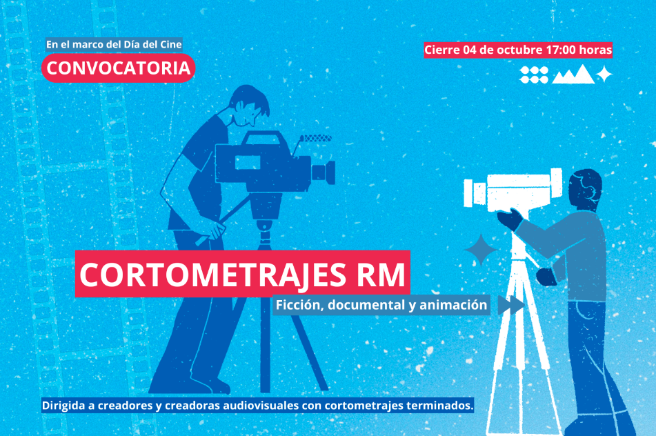 Culturas RM abre convocatoria de cortometrajes para celebrar el Día del Cine Chileno